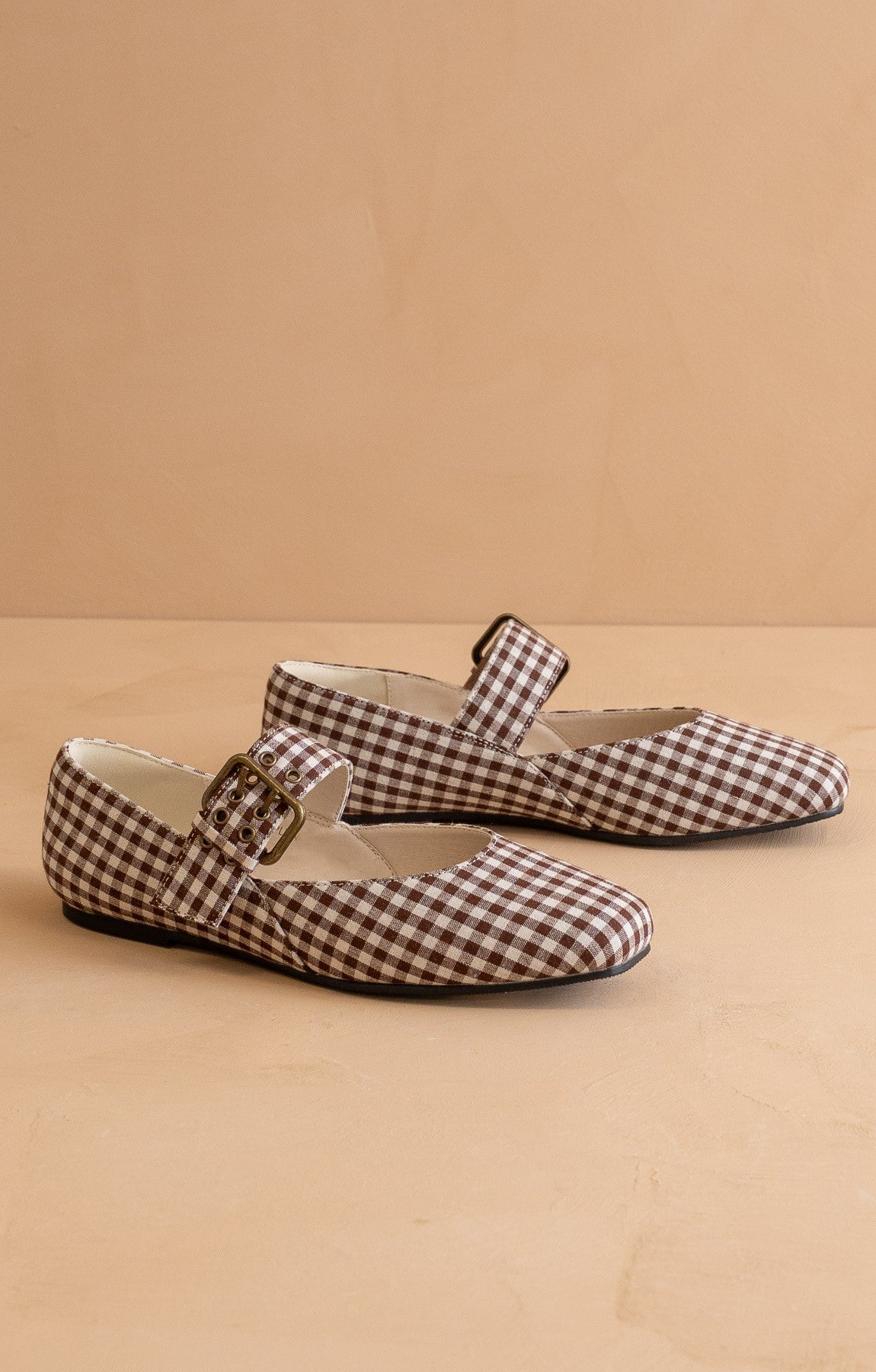 Grove Ballet Gingham Flats