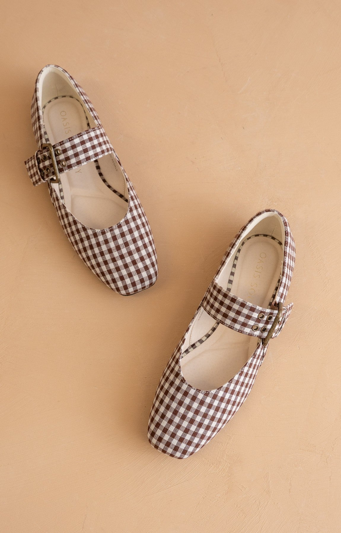 Grove Ballet Gingham Flats