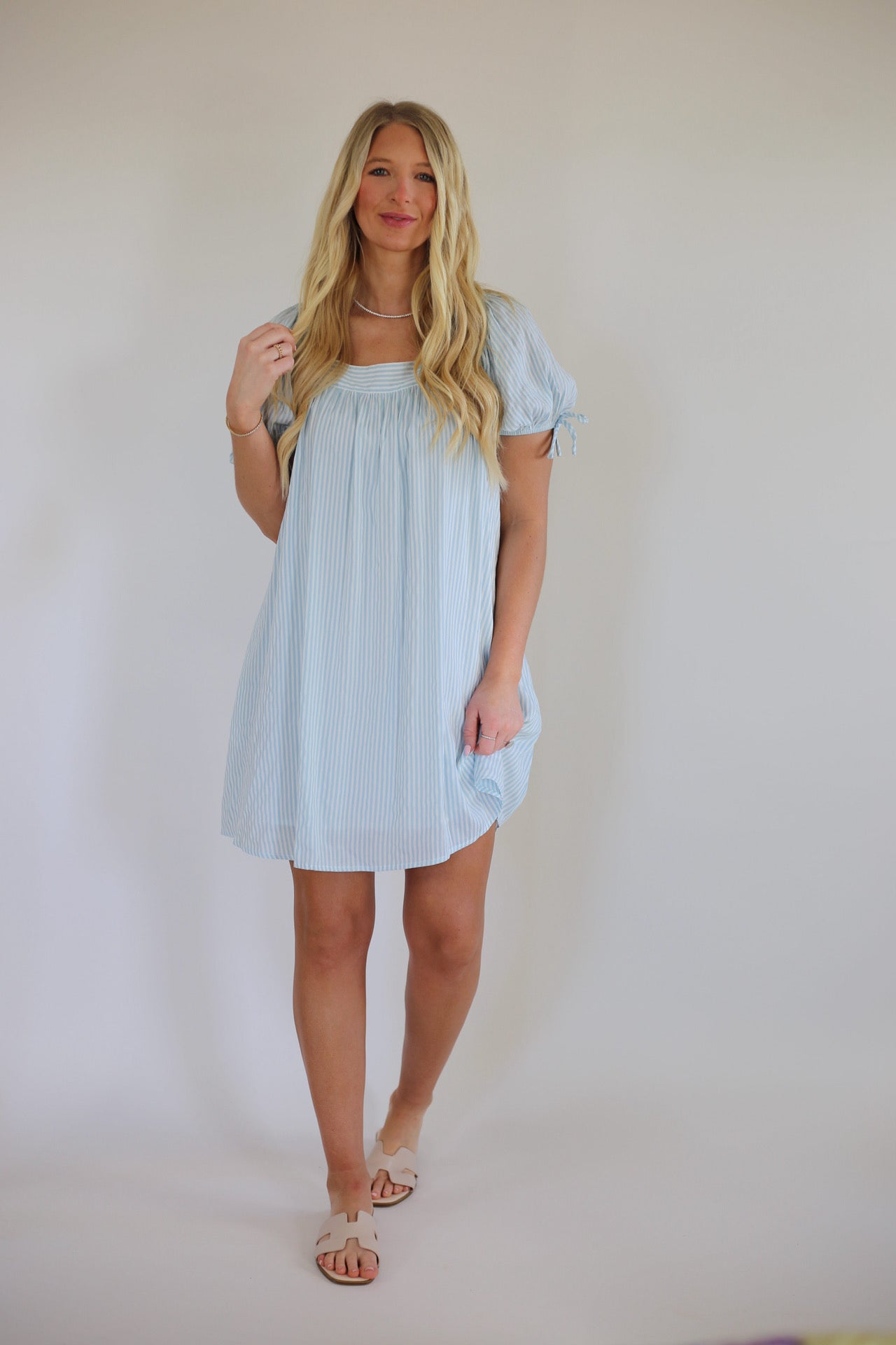 Brielle Stripped Mini Dress