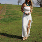 Camila Lace Maxi Dress - White