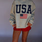 USA/America Reversible Mock Neck