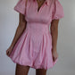 The Charlotte Dress - Baby Pink