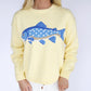 Knitted Fish Sweater - Lemon