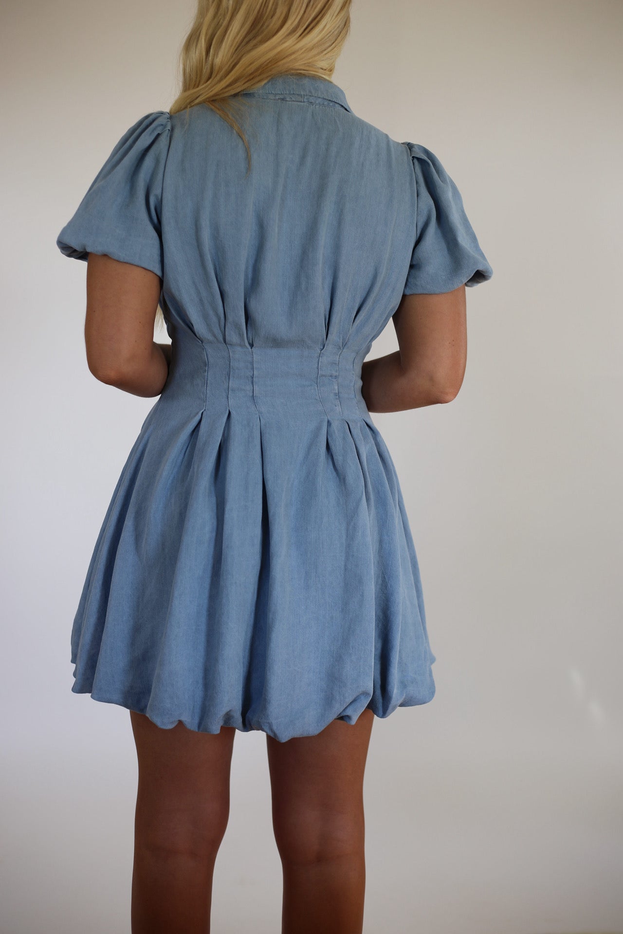 The Charlotte Dress - Light Denim