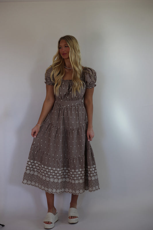 The Toffee Grove Midi Dress