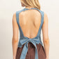 Lillie Sleeveless Denim Top