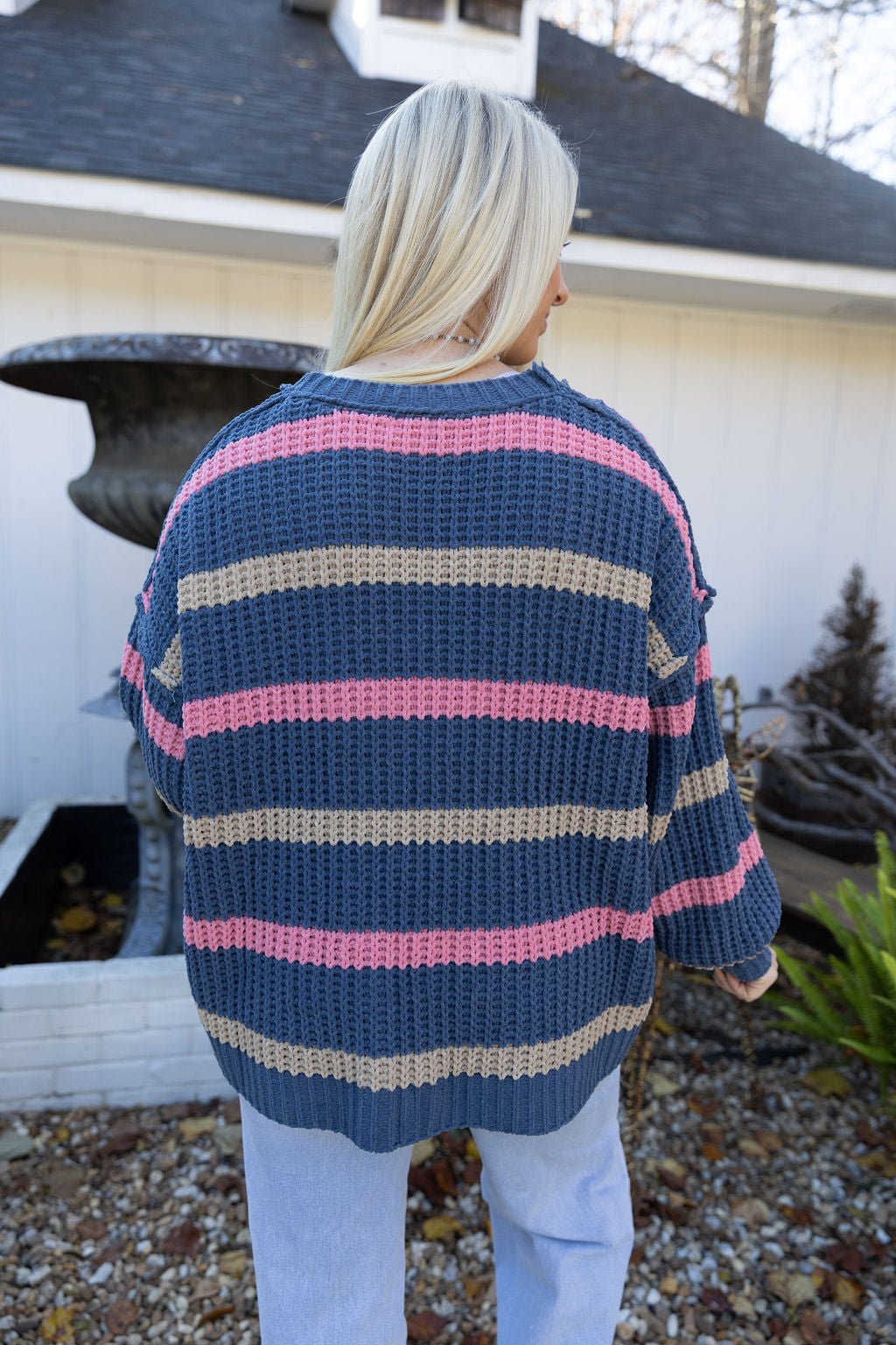 Striped OTS Sweater