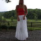 Evie Basic Tank - Poppy Red