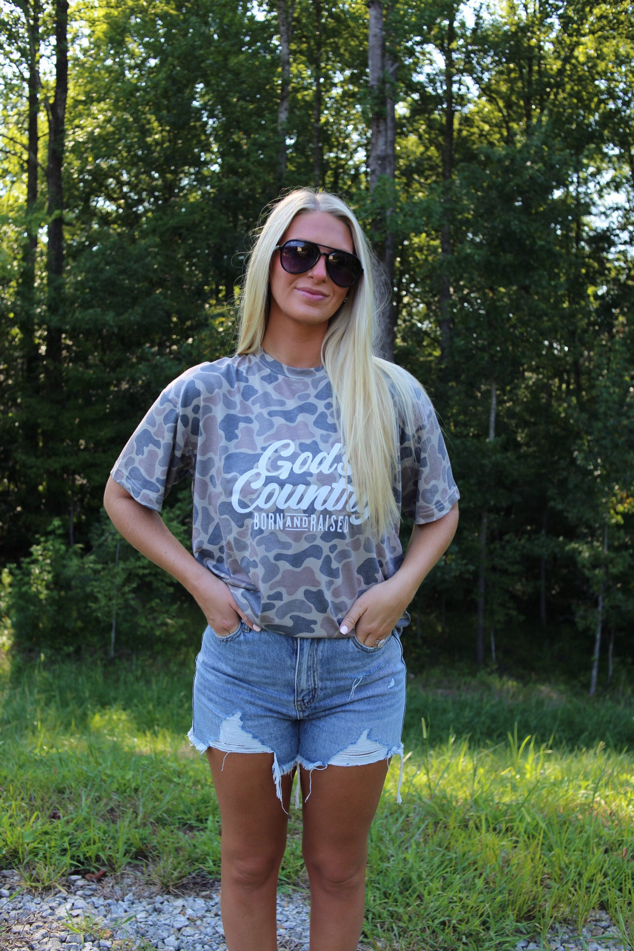 God's Country Vintage Duck Camo Tee