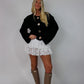 Kelsey Button Down Cardigan - Black