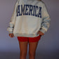 USA/America Reversible Mock Neck