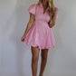 The Charlotte Dress - Baby Pink