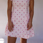 Polly Polka Dot Mini Dress - Pink