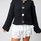 Kelsey Button Down Cardigan - Black