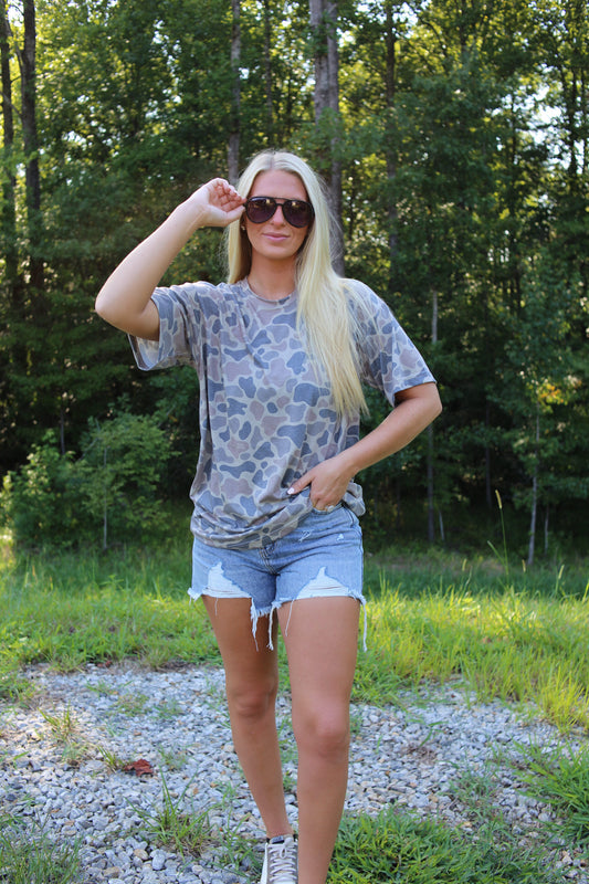 Vintage Duck Camo Tee Shirt