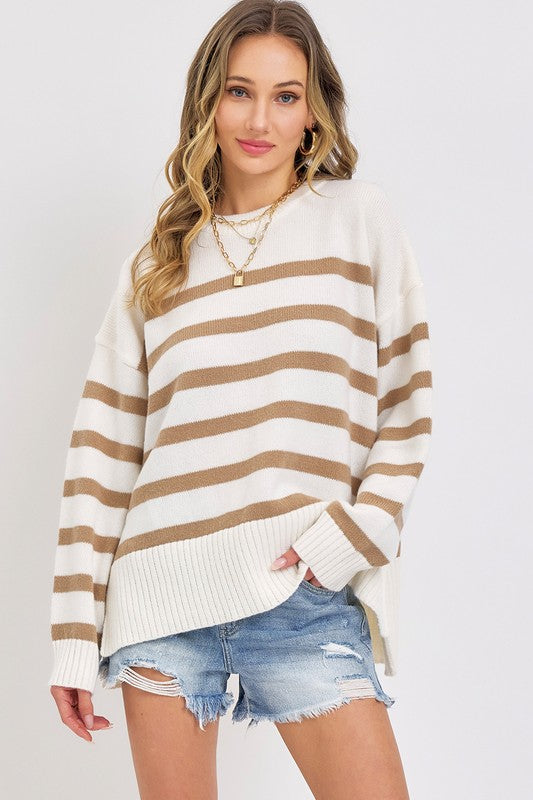 Carter Oversized Striped Sweater