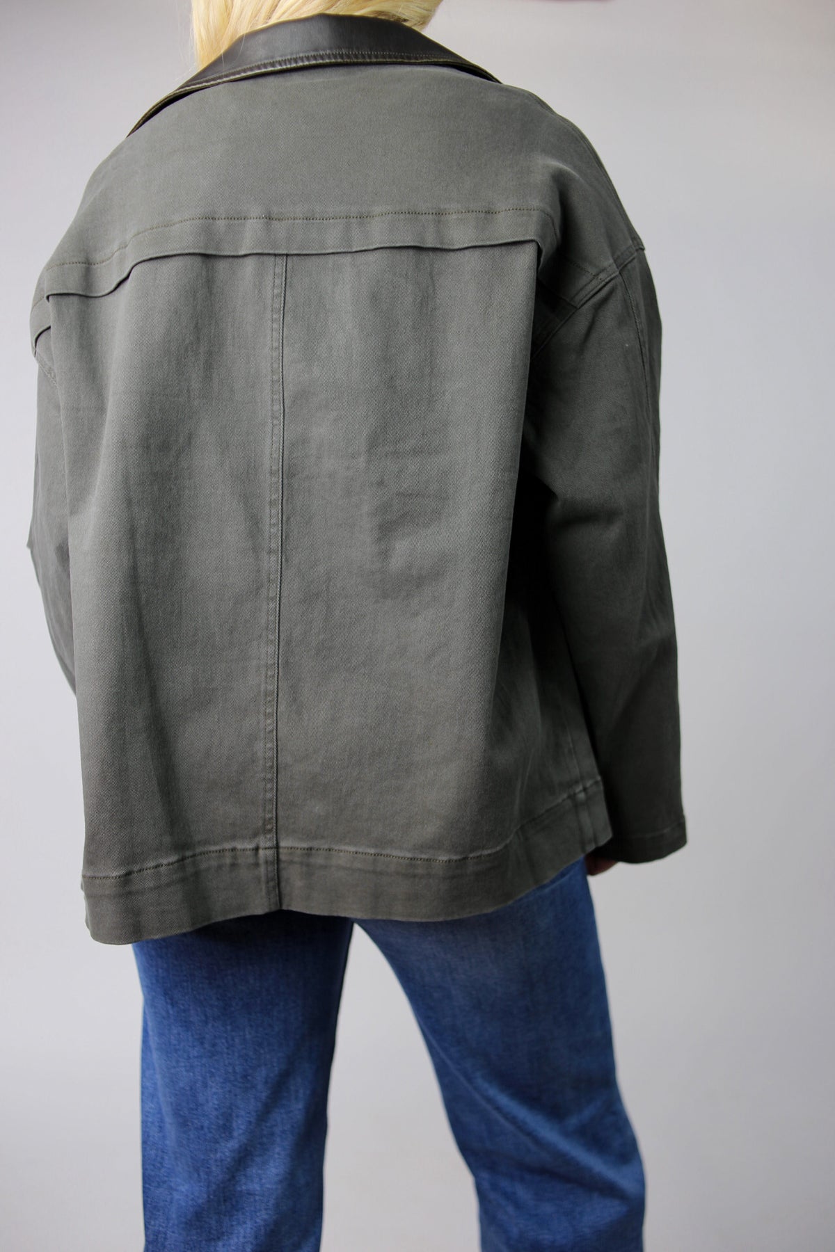 Parker Washed Barn Jacket - Olive