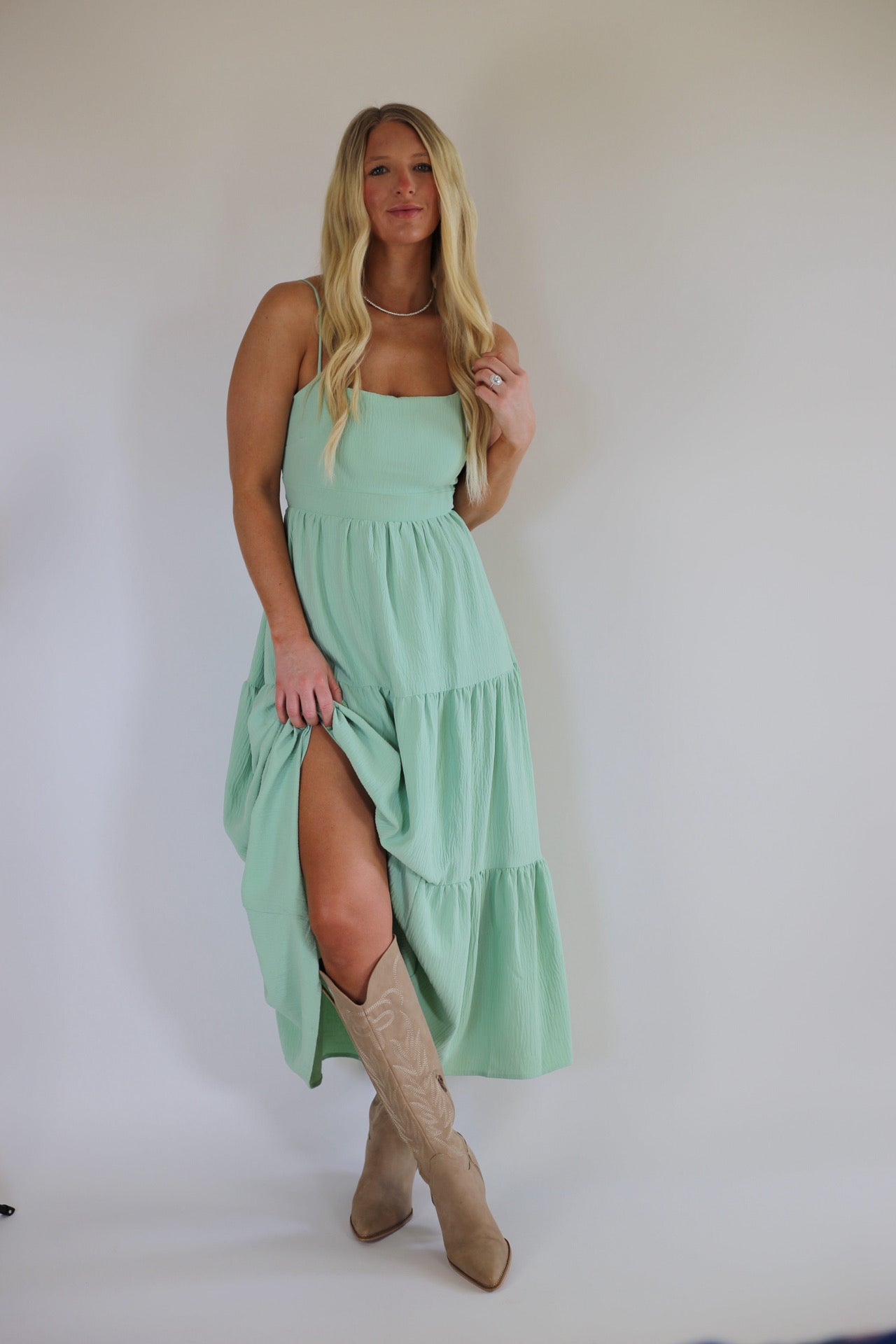 Kylee Midi Dress - Sage