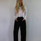Polly Barrel Pants - Black