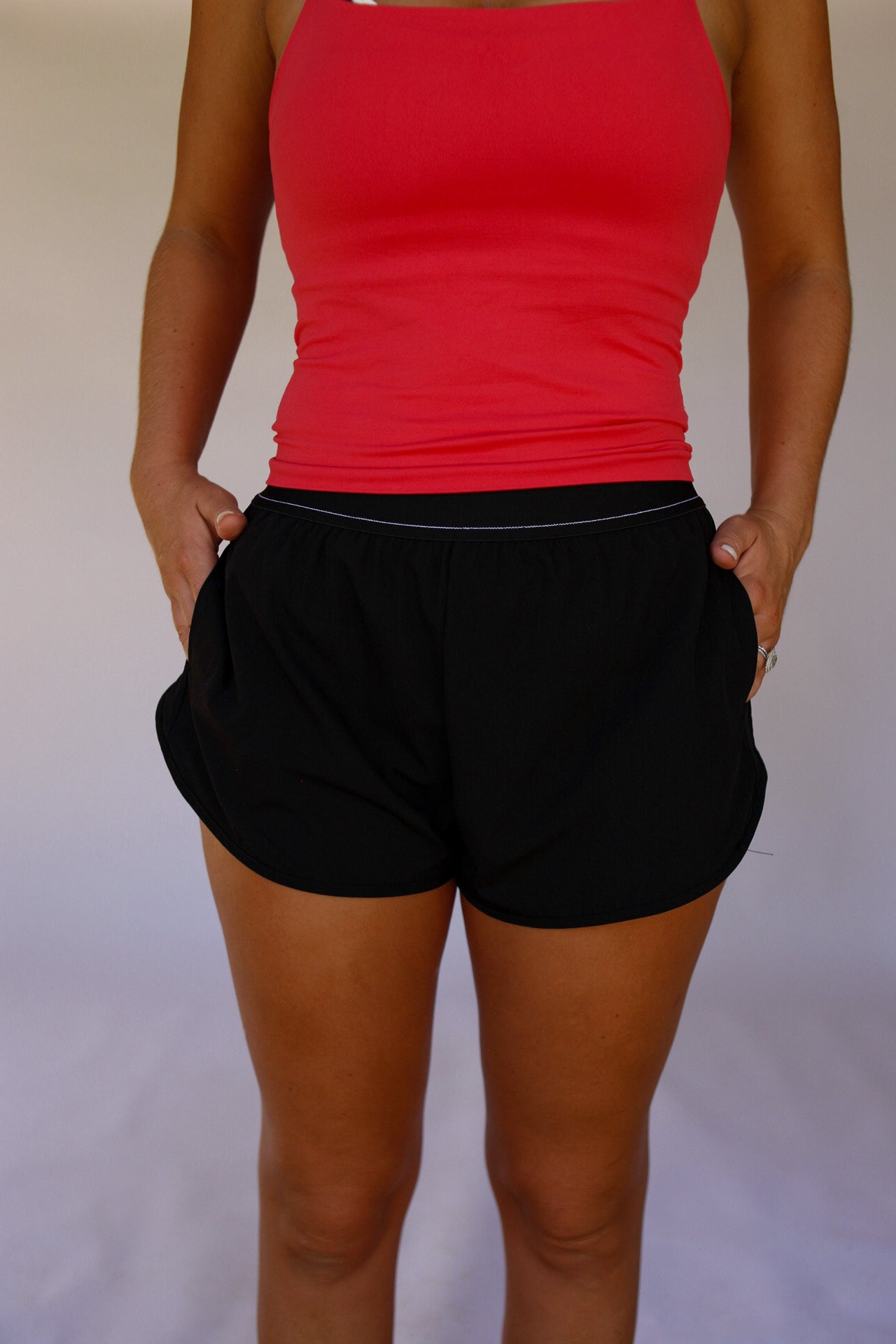 Lightweight Comfortable Gym Shorts - Black