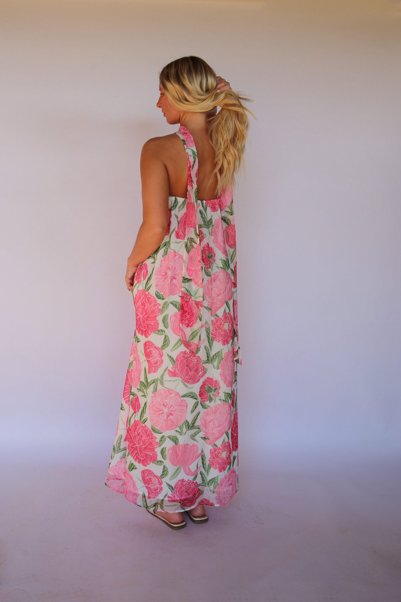 The Scarlet Scarf Maxi Dress