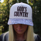"God's Country" Embroidered Two Tone Hat - Camo