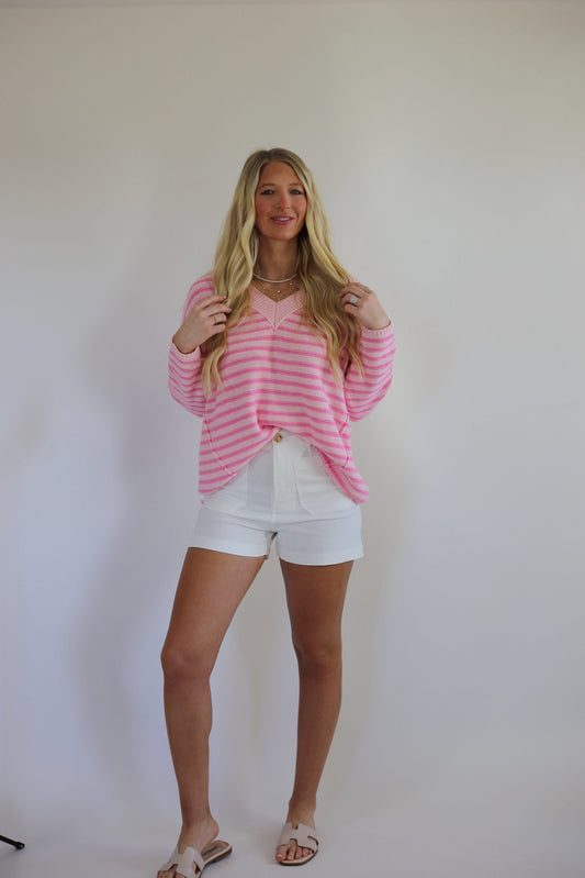 Darcy Cotton Shorts - Off White