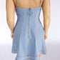 Wild Blue Denim Mini Dress