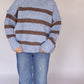 Gloria Striped Sweater - Blue/Brown