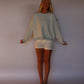 Seaside Stripe Sweater - Baby Blue