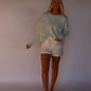 Seaside Stripe Sweater - Baby Blue