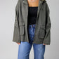Parker Washed Barn Jacket - Olive