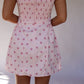 Polly Polka Dot Mini Dress - Pink