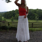 Evie Basic Tank - Poppy Red