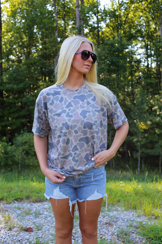 Vintage Duck Camo Tee Shirt
