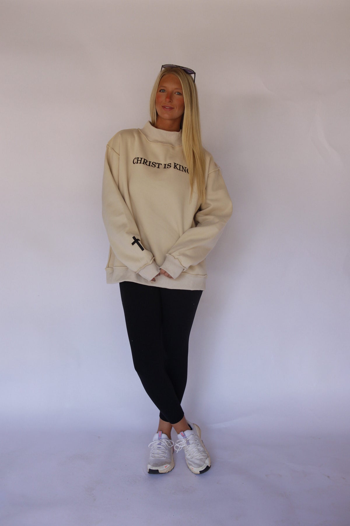 Christ is King Mock Neck