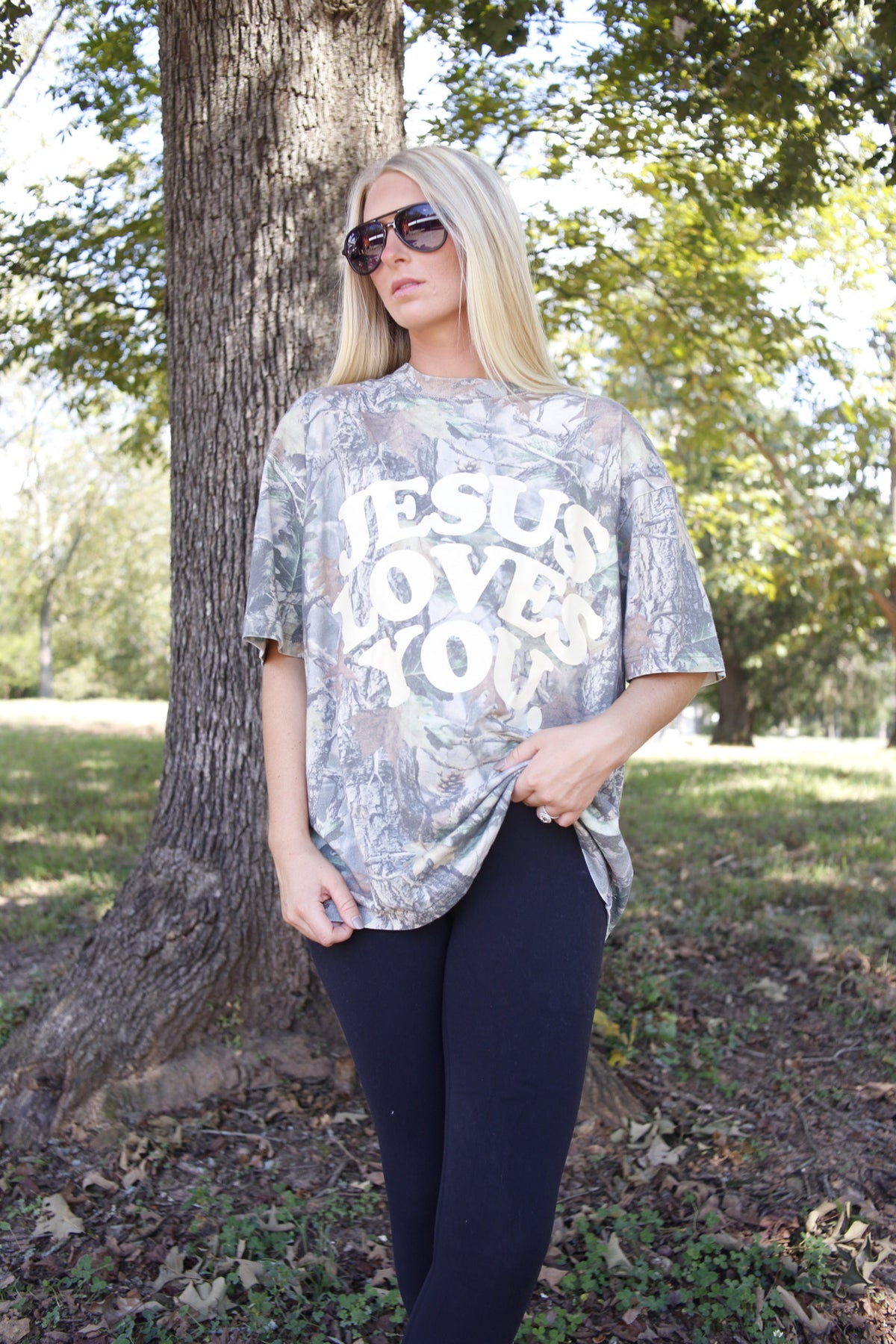 Jesus Loves You Camo Tee