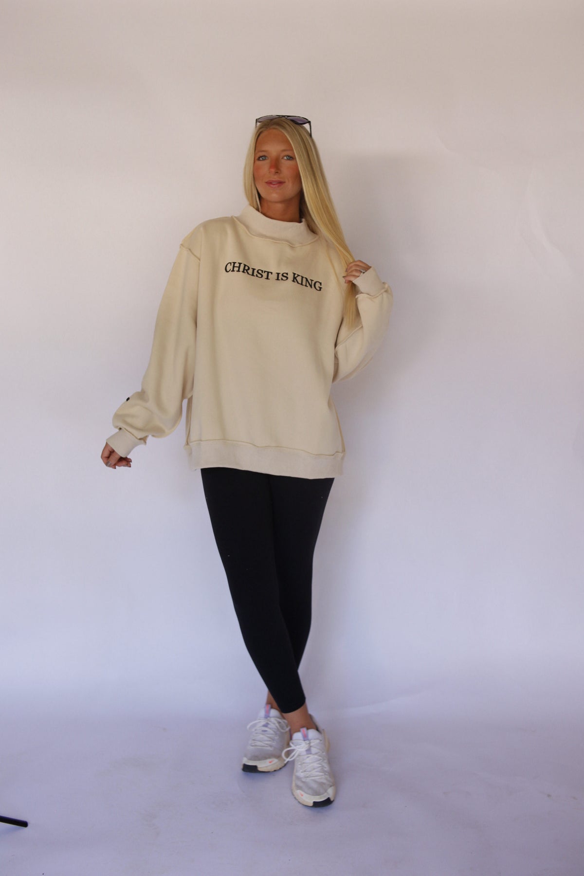 Christ is King Mock Neck