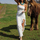 Camila Lace Maxi Dress - White