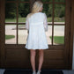Linnie Embroidered Mini Dress - Ivory