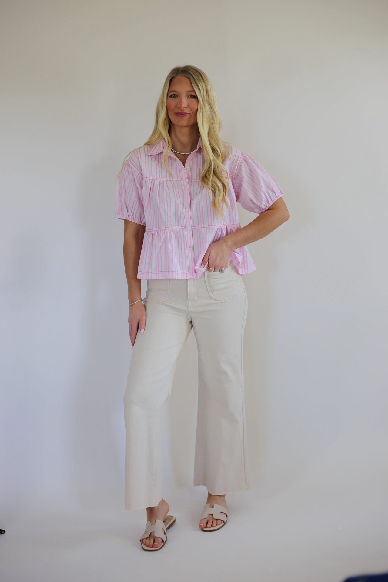 Honey Haven Button Down Top