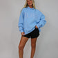 Psalms 46:5 Mockneck Sweatshirt - Sky Blue