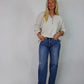 Selah Henley Relaxed Sweater - Oatmeal