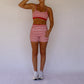 Double Layered Sports Bra -  Red