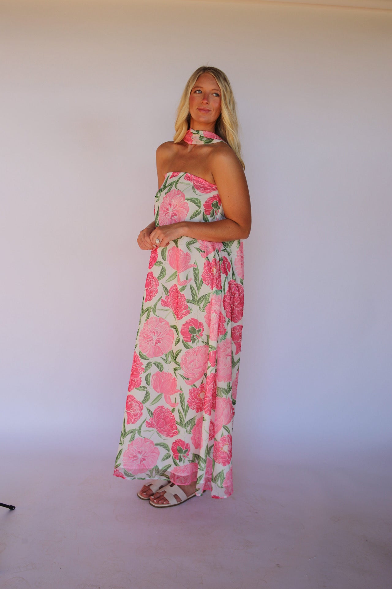 The Scarlet Scarf Maxi Dress