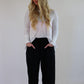 Polly Barrel Pants - Black