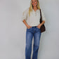 Selah Henley Relaxed Sweater - Oatmeal