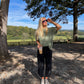Oversized  Boyfriend Basic Tee - Olive