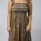Crews Floral Embroidered Maxi Dress