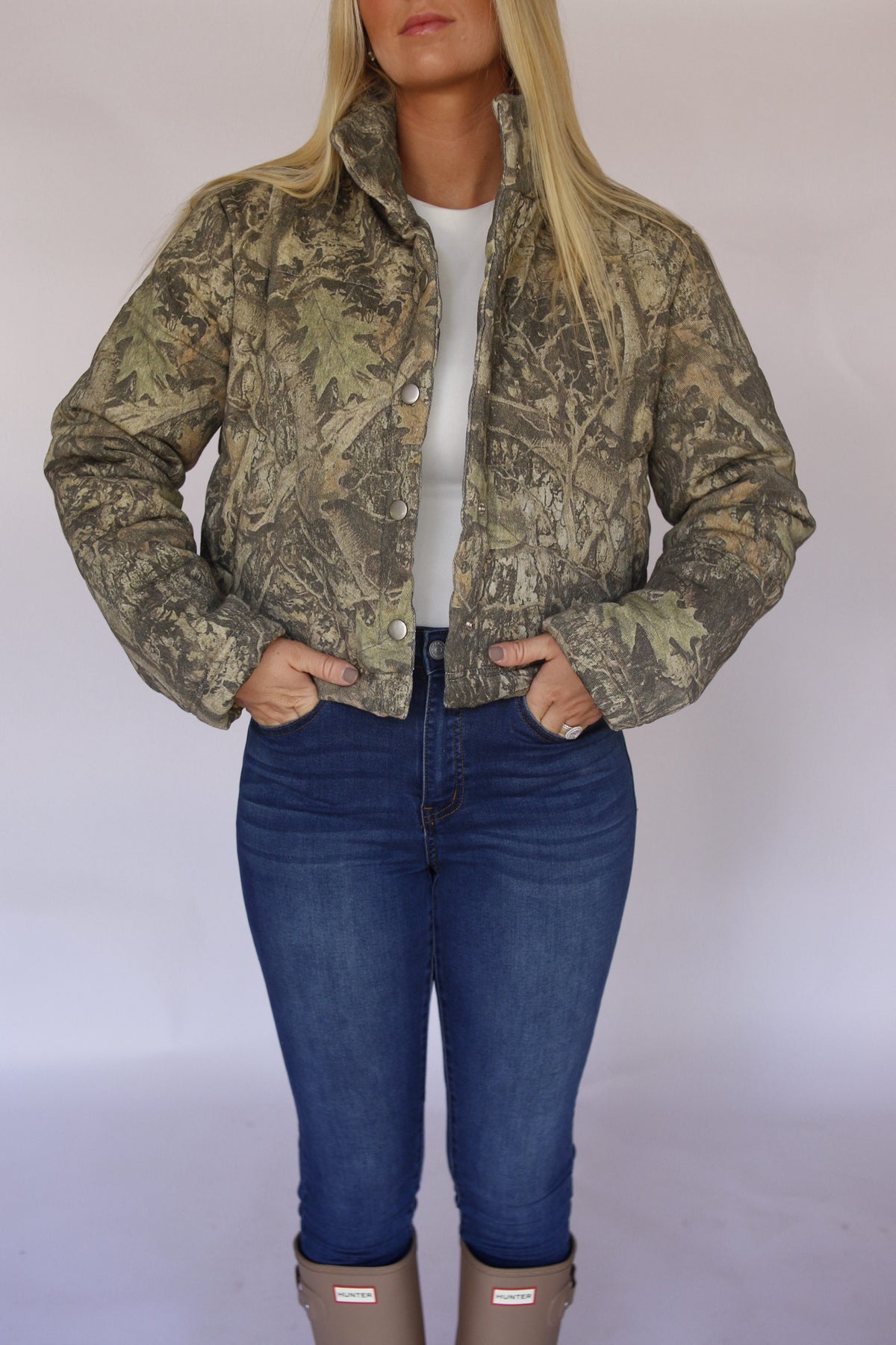 Camo Puffer Jacket